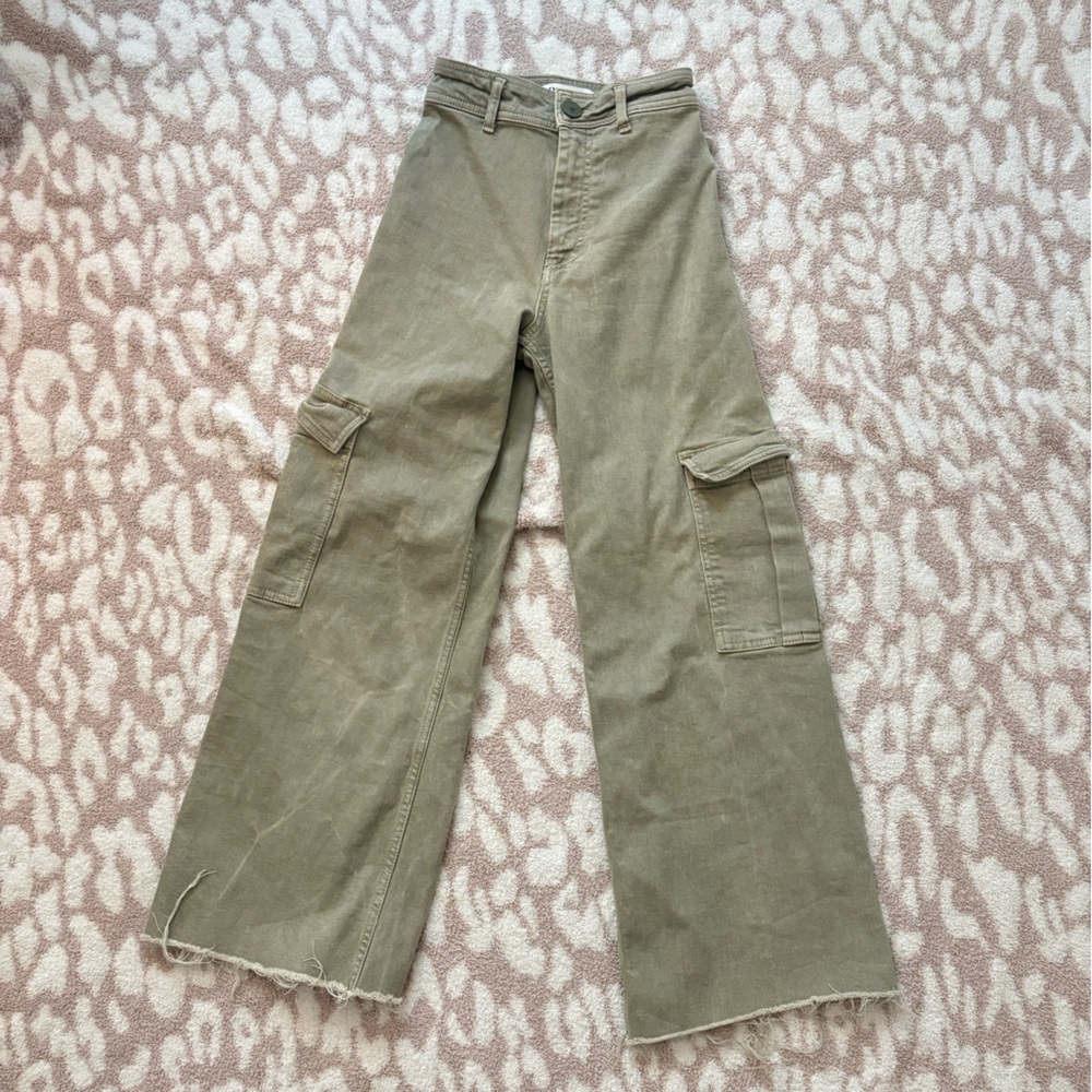 Zara Olive Green Trousers